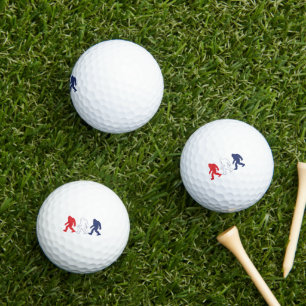 Balles De Golf Grand pied patriotique