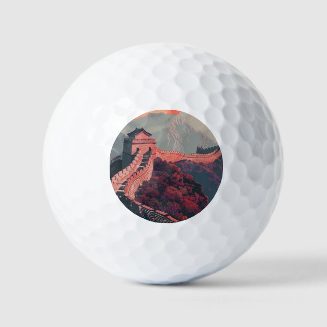Balles De Golf Grande muraille de Chine (Recto)