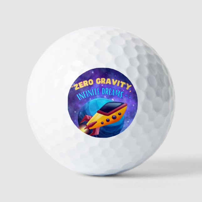 Balles De Golf Gravité zéro rêves infinis (Recto)
