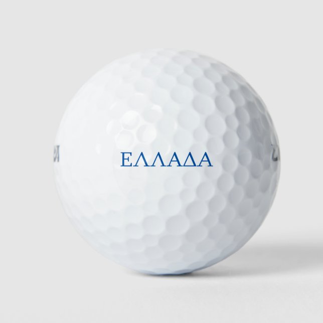 Balles De Golf Grèce Ellada Hellas (Devant)
