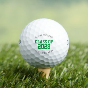 Balles De Golf Green Classic Varsity Graduate Class Cadeau
