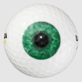 Balles De Golf Green Eyeball
