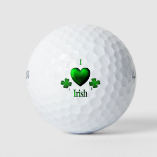 Balles De Golf Green I Heart irlandais