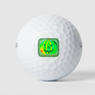 Balles De Golf Green Jack olantern Halloween Thunder_Cove