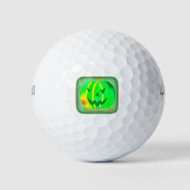 Balles De Golf Green Jack olantern Halloween Thunder_Cove (Devant)
