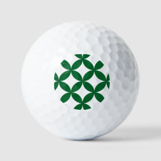 Balles De Golf Green Shippo Motif Golf Ball