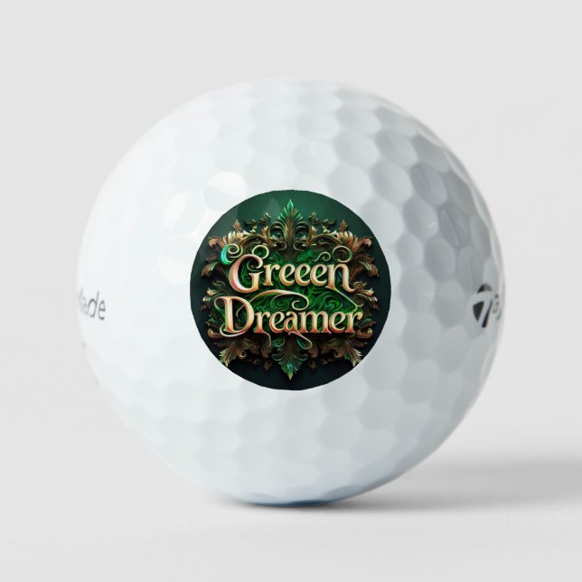 Balles De Golf "Greenify Your Life" (Recto)