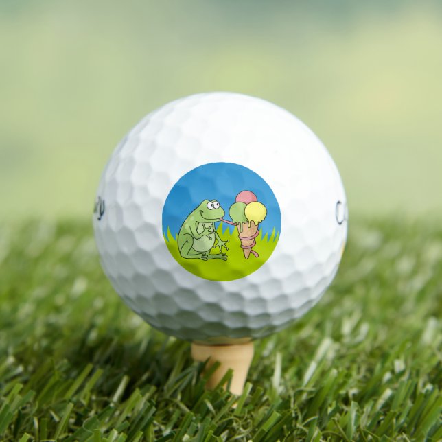 Balles De Golf Grenouille avec glace (T-shirt Insitu)