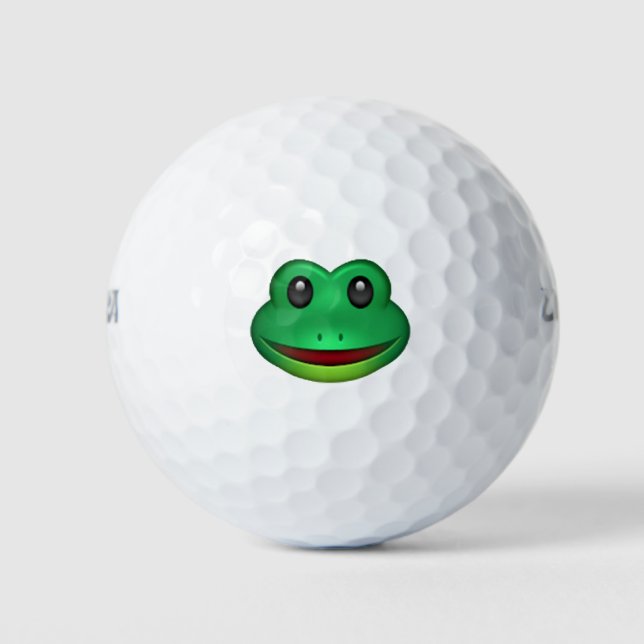 Balles De Golf Grenouille - Emoji (Devant)