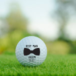 Balles De Golf Groom Best Man Wedding Party Cadeau<br><div class="desc">Groom Best Man Wedding Party Cadeau Golf Balls. Amusez-vous avec ce design mignon et drôle.</div>