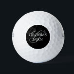 Balles De Golf Groomsmen Monogram Mariage<br><div class="desc">Faites vos propres balles de golf monogrammed personnalisées. Personnalisez ce design avec votre propre texte. Vous pouvez customiser cette conception en sélectionnant le lien "customiser plus loin" si vous le souhaitez.</div>