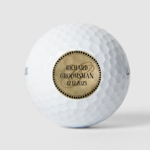 Balles De Golf Groomsmen Wedding Party Cadeau