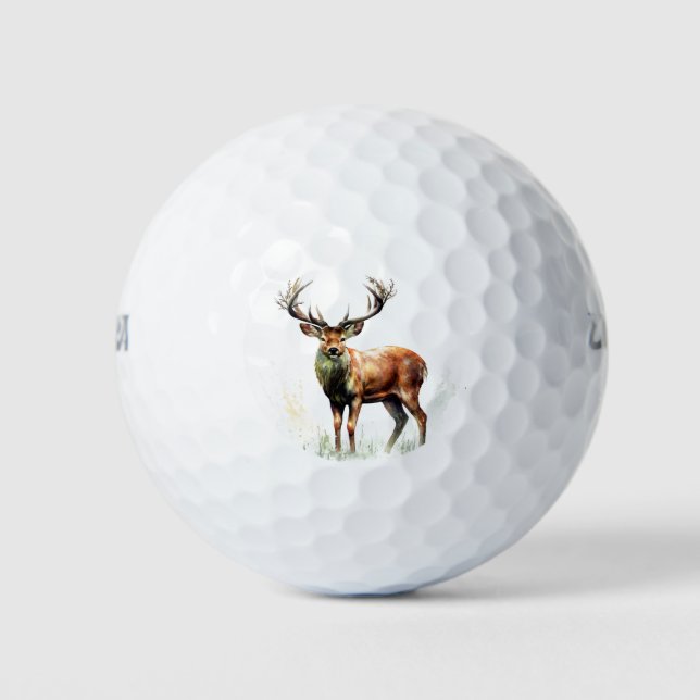 Balles De Golf Gros Cerf Raté (Devant)