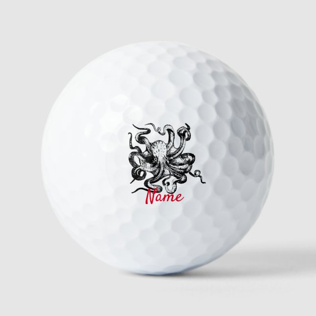 Balles De Golf Grosse pieuvre Thunder_Cove (Recto)