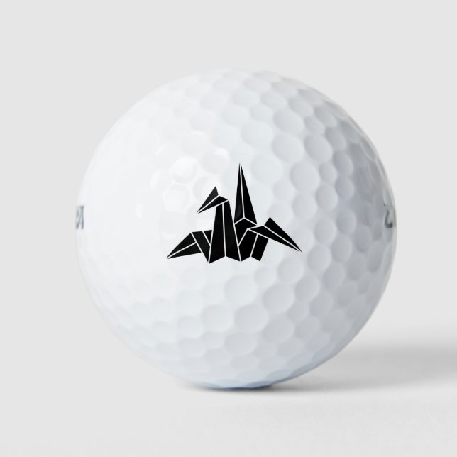 Balles De Golf Grue en papier (Devant)