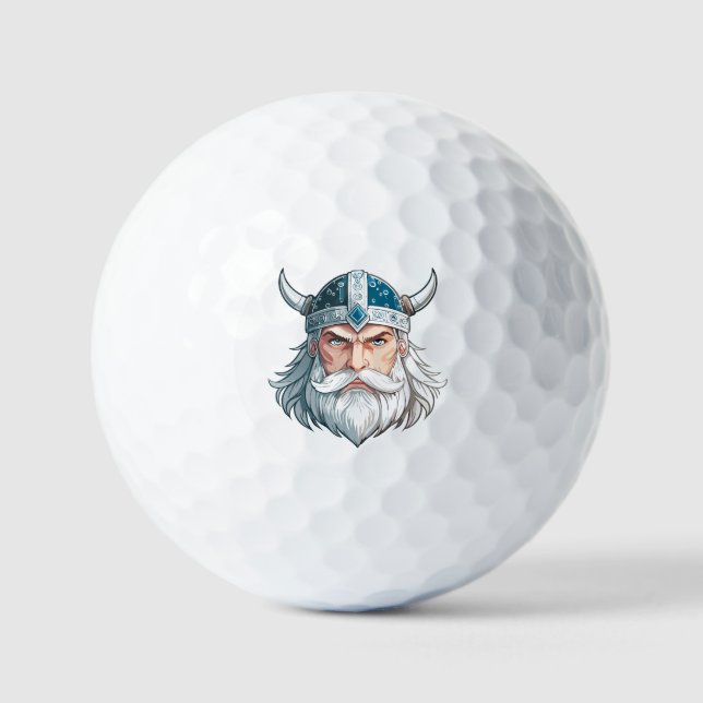 Balles De Golf guerrier viking (Recto)
