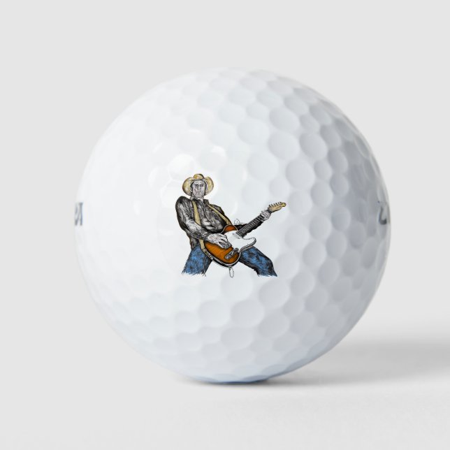 Balles De Golf Guitare du pays (Devant)
