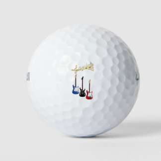 Balles De Golf guitarras electricas con partituras musicales