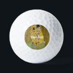 Balles De Golf Gustav Klimt - Le baiser<br><div class="desc">The Kiss / Der Kuss - Gustav Klimt en 1907-1908</div>