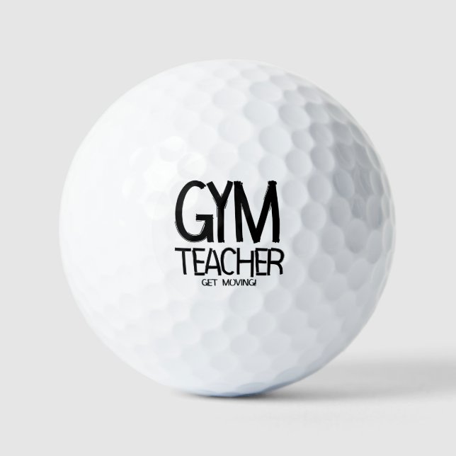 Balles De Golf Gym Teacher Move (Recto)