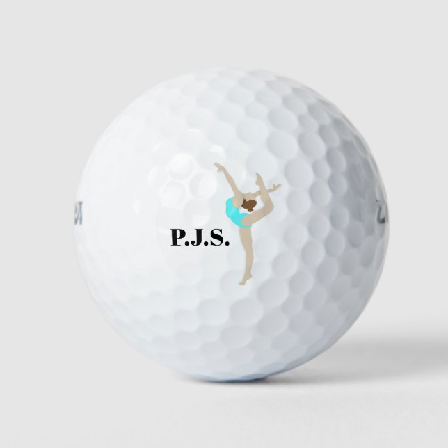 Balles De Golf Gymnaste féminine (Devant)