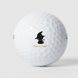Balles De Golf Halloween Chat Imaginaire animal noir Octobre Auto