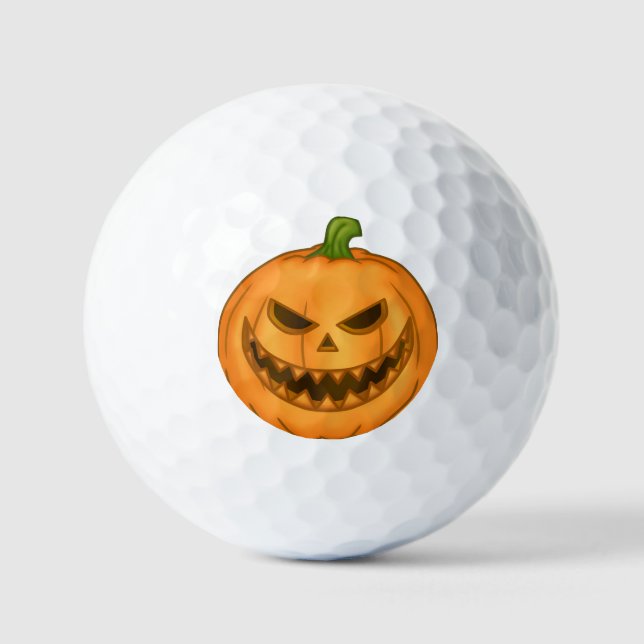 Balles De Golf Halloween Citrouilles & Candy Golf ball (Recto)