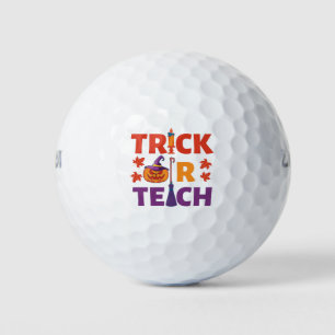Balles De Golf Halloween Enseignant Tri Ou Enseigner