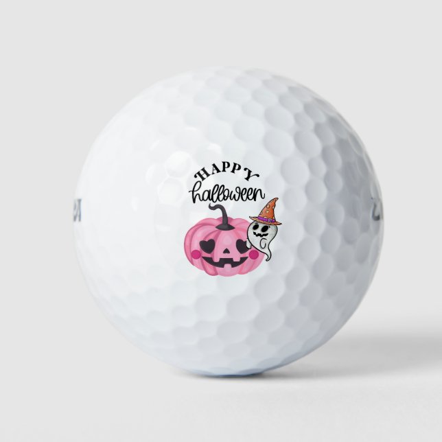 Balles De Golf Halloween fantôme Éffrayant effroi (Devant)