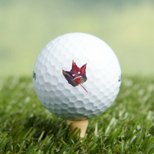 Balles De Golf Halloween Feuilles de feuillage d'automne automne