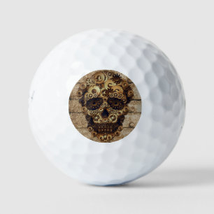 Balles De Golf Halloween Steampunk Skeleton Golf Balls