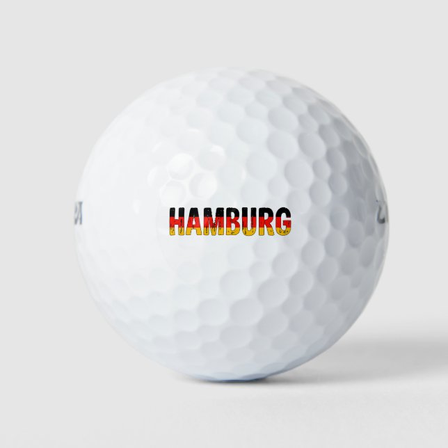 Balles De Golf Hambourg Allemagne (Devant)