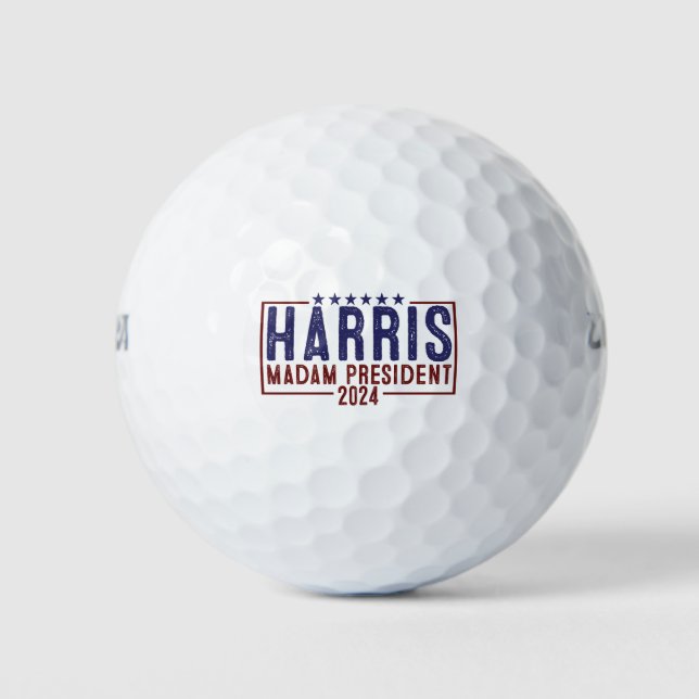 Balles De Golf Harris Madame la Présidente 2024 (Devant)