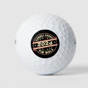 Balles De Golf Harris Walz 2024 pour le Président Patriotique Kam