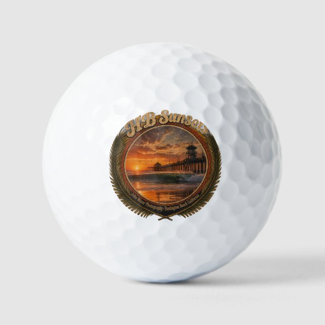 Balles de golf HB Sunsets   (Recto)