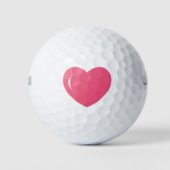 Balles De Golf Heart Golf Balls (Devant)