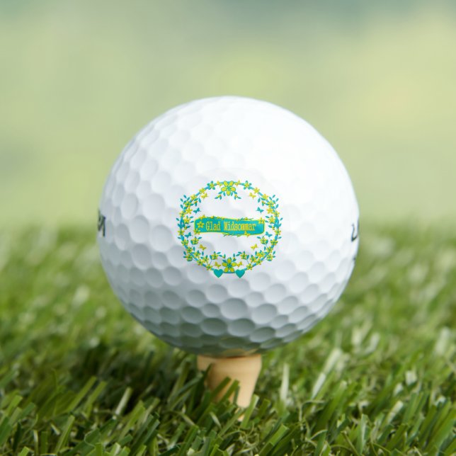 Balles De Golf Heureux midsommar (T-shirt Insitu)