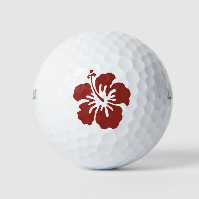 Balles De Golf Hibiscus Flower Tropical Wilson Golf Packs (Devant)