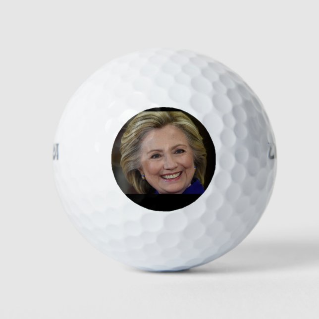 Balles De Golf Hillary Clinton (Devant)