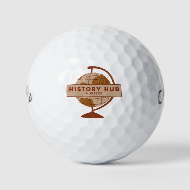 Balles De Golf Histoire Hub Hunters Golf Balls (Devant)