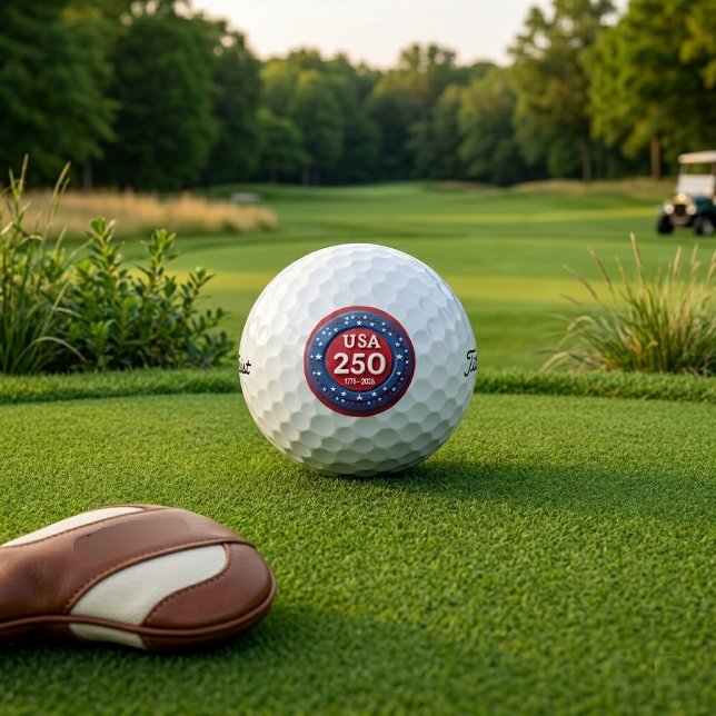 Balles De Golf Historique de l'Amérique Indépendance 250e Anniver (Historical America Independence 250th Anniversary Golf Balls)