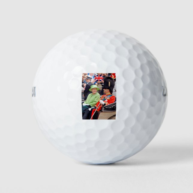 Balles De Golf HM Reine Elizabeth-Duc d'Édimbourg (Devant)