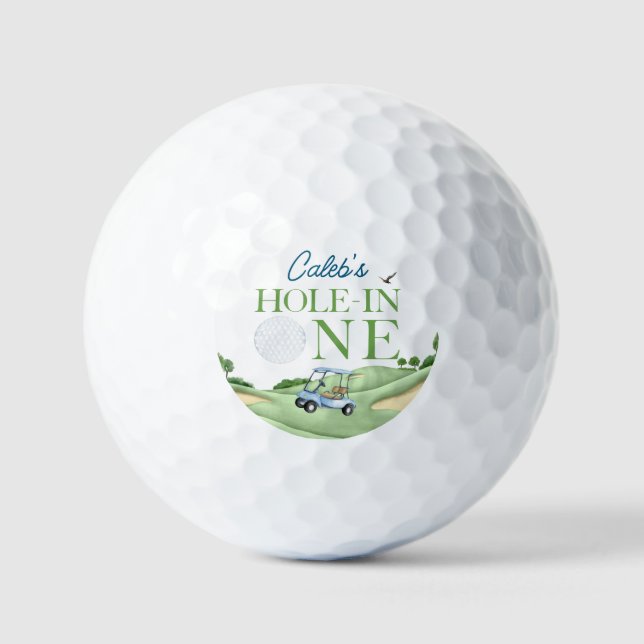 Balles De Golf Hole In One Golf Boy First Birthday Par-Tee (Recto)