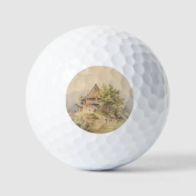 Balles De Golf Holzhütte am See - Carl Lafite (Recto)