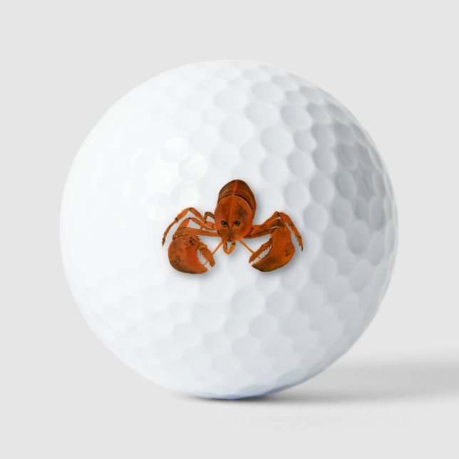 Balles De Golf Homard Maritime (Recto)