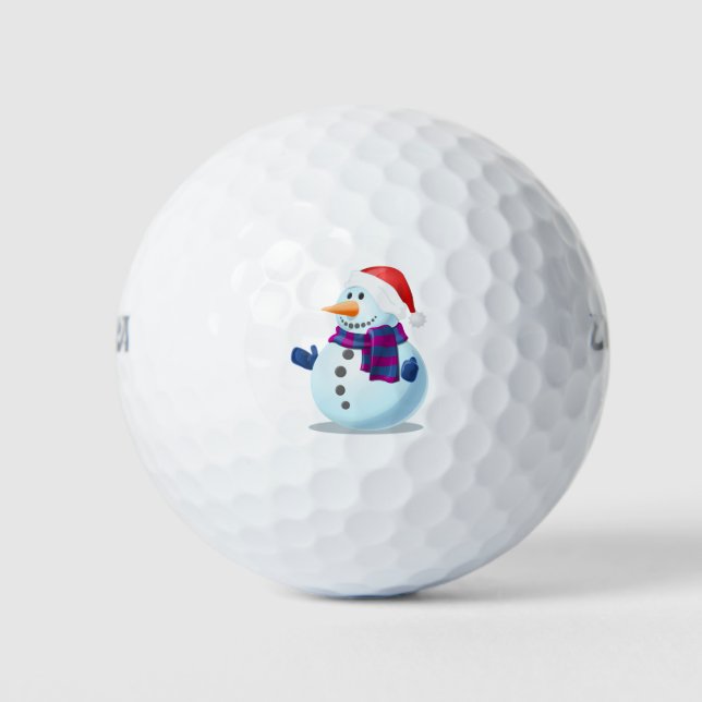 Balles De Golf homme de neige (Devant)