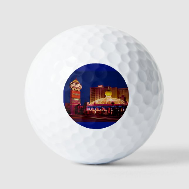 Balles De Golf Hôtel Las Vegas Retro Sahara (Recto)