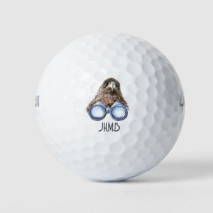 Balles De Golf Humour de l'observateur d'oiseaux amusant Jumelles