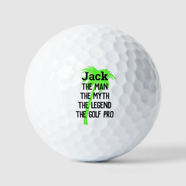 Balles De Golf Humour fun personnalisé Golf Balls (Recto)