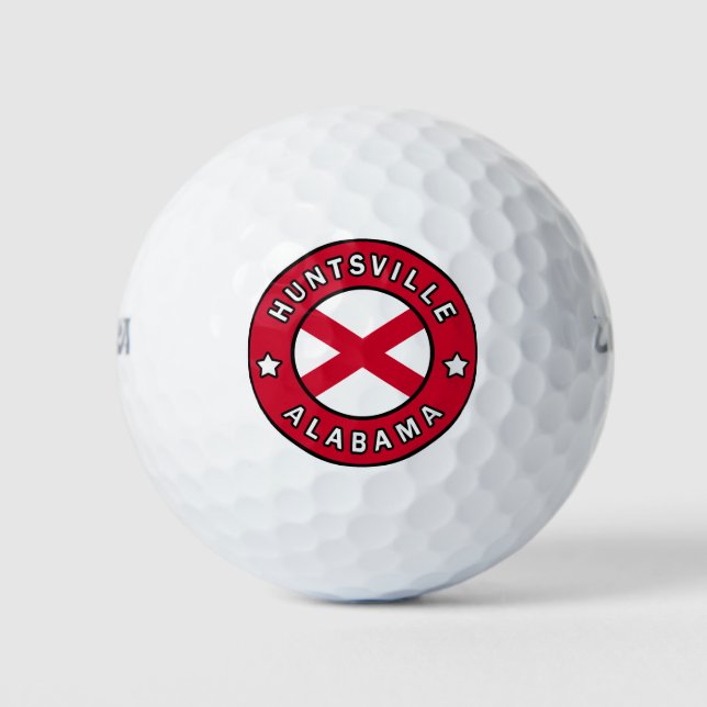 Balles De Golf Huntsville Alabama (Devant)